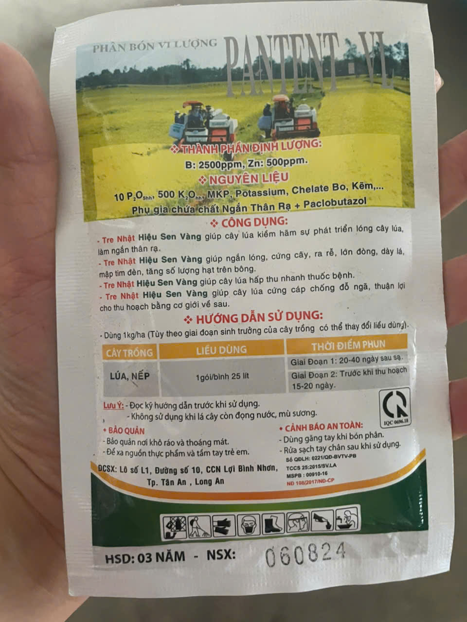 Tre Nhật Hiệu Sen Vàng giúp cây lúa kìm hãm sự phát triển lóng, làm ngắn thân rạ. rễ ra nhiều, bám sâu, cây lúa cứng cáp hơn.