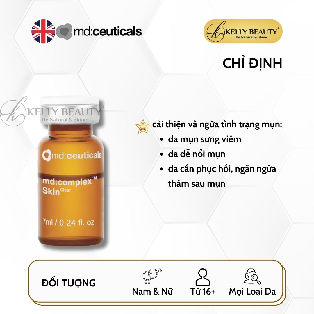 Meso Cho Da Mụn MD:COMPLEX Skinclear - md:ceuticals Mesotherapy | Kelly Beauty