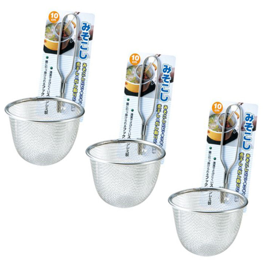 Bộ 3 vợt vớt, nhúng mì bằng inox cao cấp- Hàng nội địa Nhật