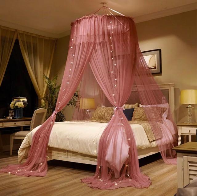 Màn công chúa cao cấp( tặng đèn trang trí)