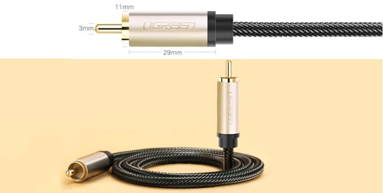 Cáp Coaxial Ugreen RCA 20741 (8m) - Hàng Chính Hãng