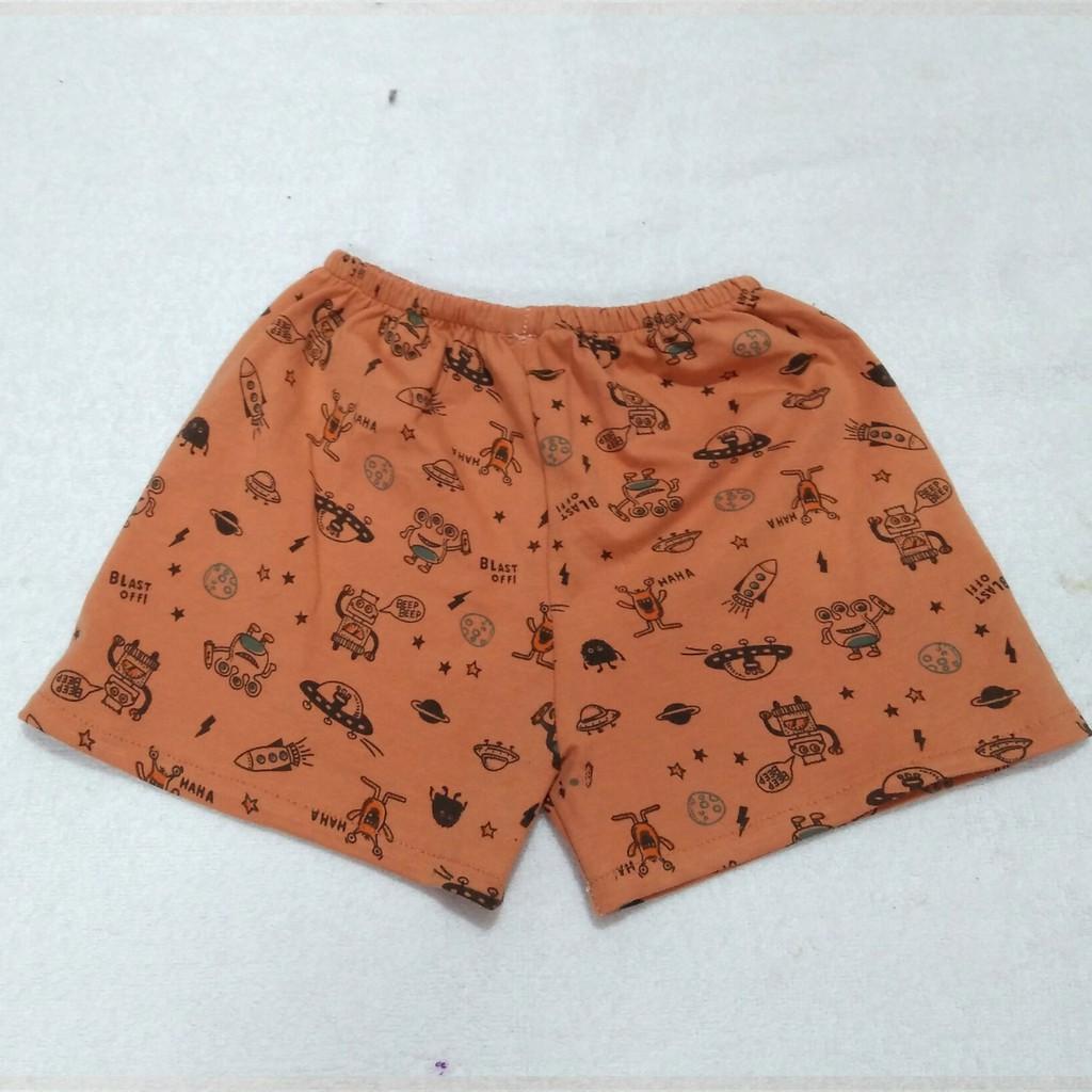 Quần chục đùi cho bé chất cotton bozip xuất dư mềm mịn size từ 3-17kg