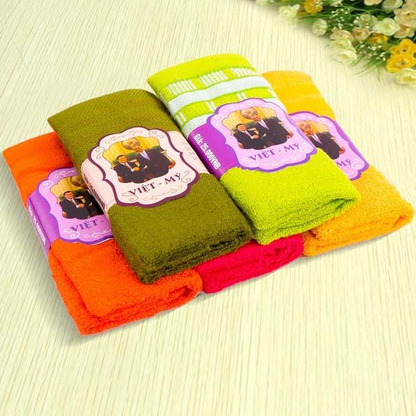 Khăn mặt sợi tre Việt Mỹ mềm mại