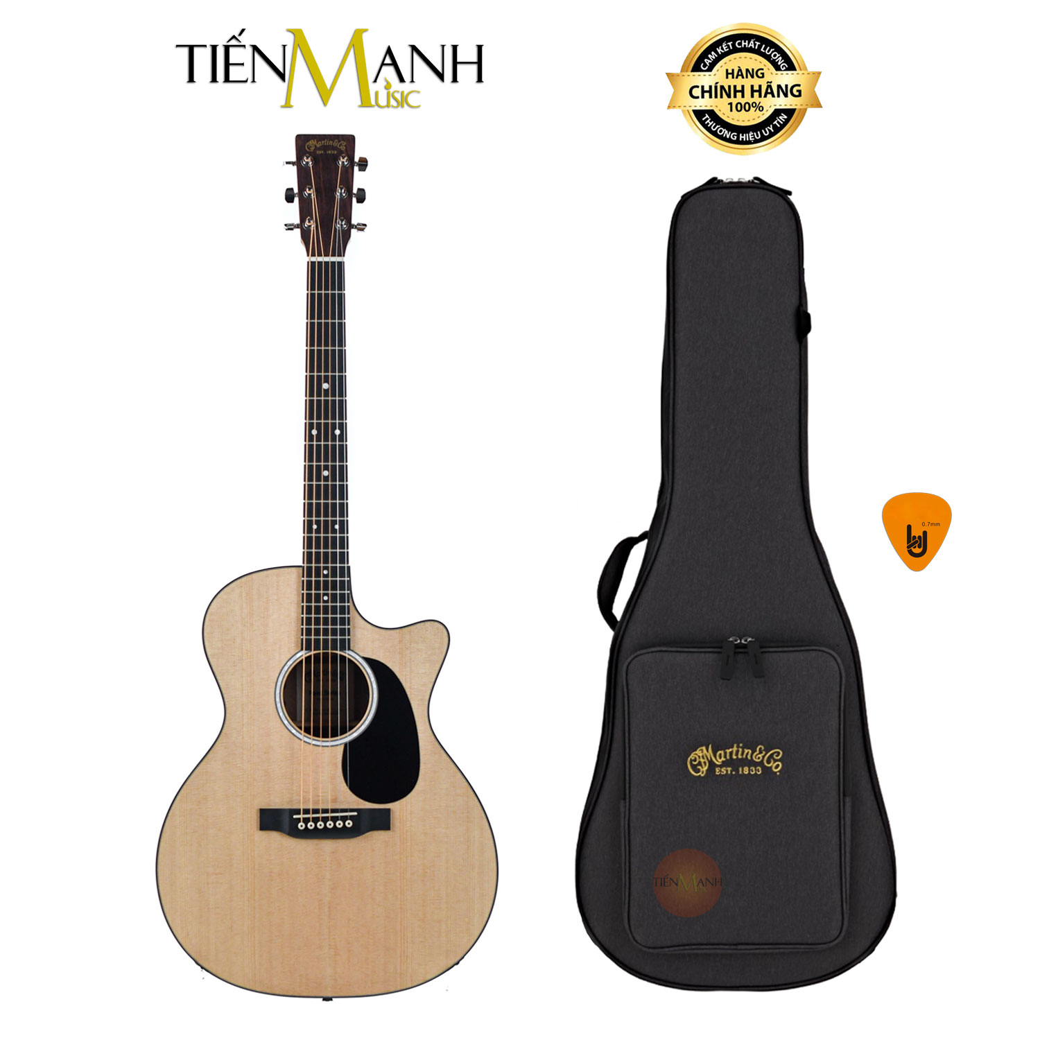 [Có EQ] Đàn Guitar Acoustic Martin GPC-11E Road Series GPC 11E Hàng Chính Hãng - Kèm Bao Đựng, Móng Gẩy DreamMaker