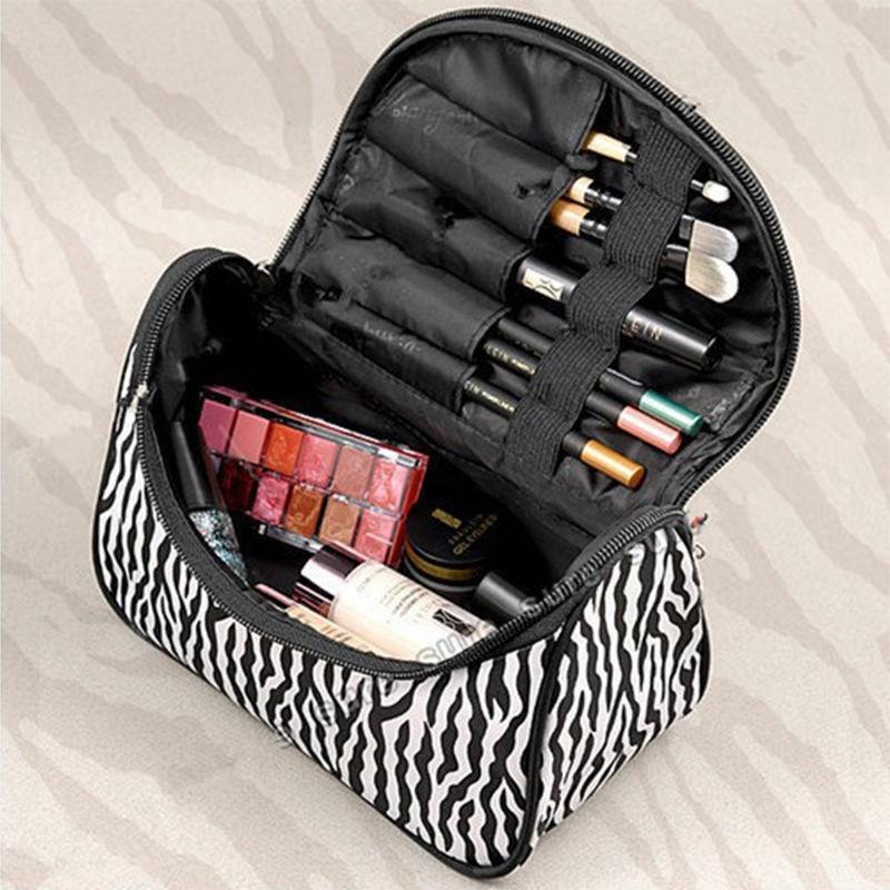 Women Large Makeup Bag Cosmetic Case Storage Handle Travel Organizer