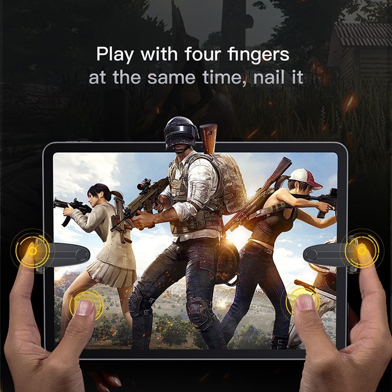 Bộ 2 nút gamepad hỗ trợ chơi game PUBG Baseus Holder Shooting cho iPad máy tính bảng (Màu ngẫu nhiên) - Hàng chính hãng