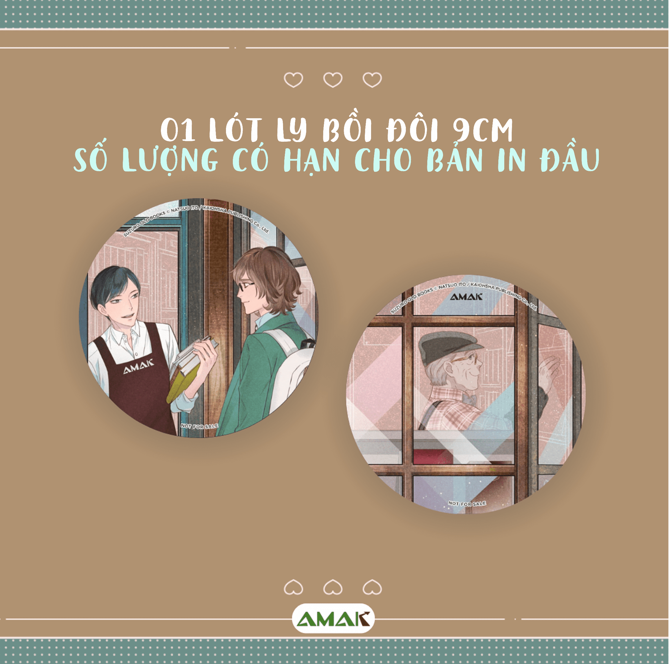 Sách - Suzuro Old Books - Tiệm Sách Cũ Suzuro - Tặng Kèm Bookmark Hai Mặt + Postcard Nhũ Ánh Trai + Lót Ly Bồi Đôi