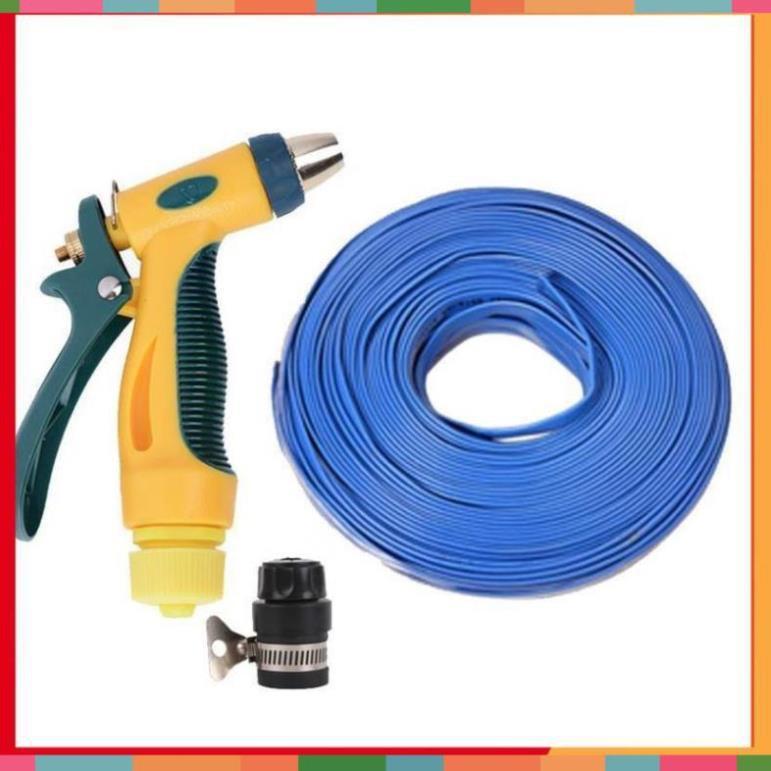 Bộ dây vòi xịt nước rửa xe,tưới cây tăng áp 3 lần 20m