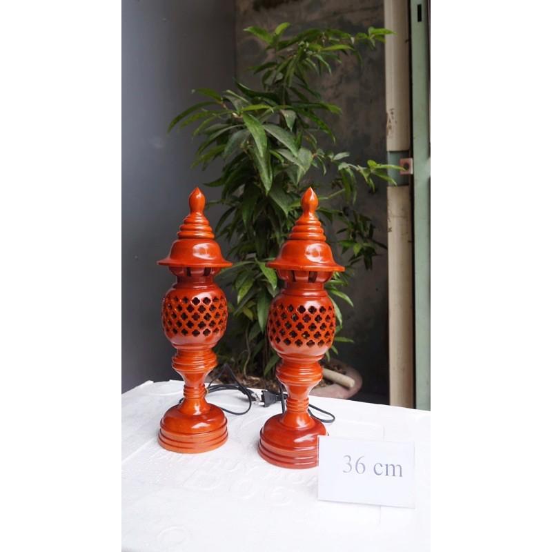 Đèn thờ gỗ Hương cao cấp