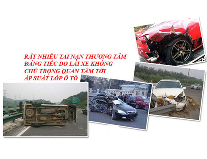 Bộ van báo áp xuất lốp ô tô tiện lợi