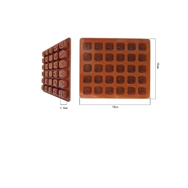 Khuôn silicon làm rau câu làm bánh mẫu ô chữ vuông