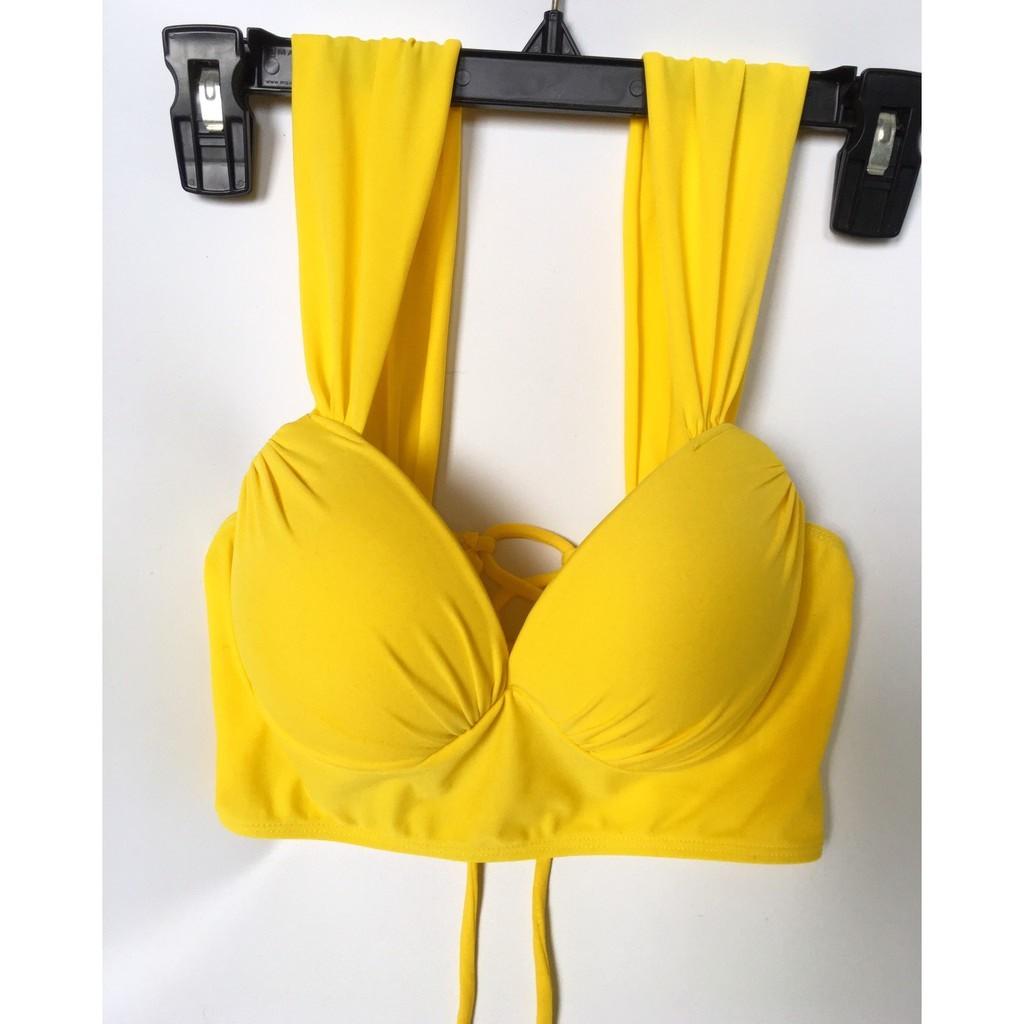 Bikini, bộ bơi áo gọng cúp ngực tay vuông, quần nhún, cực sexcy và tôn dáng - EVA shop