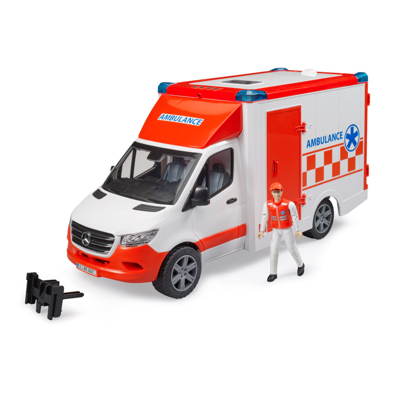 Đồ Chơi BRUDER Xe Cấp Cứu Mercedes Benz Và Nhân Viên Y Tế BRU02676