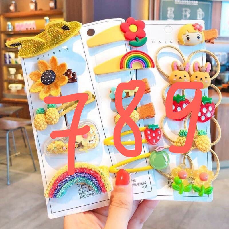 Set kẹp tóc phong cách hàn quốc xinh xinh ngẫu nhiên