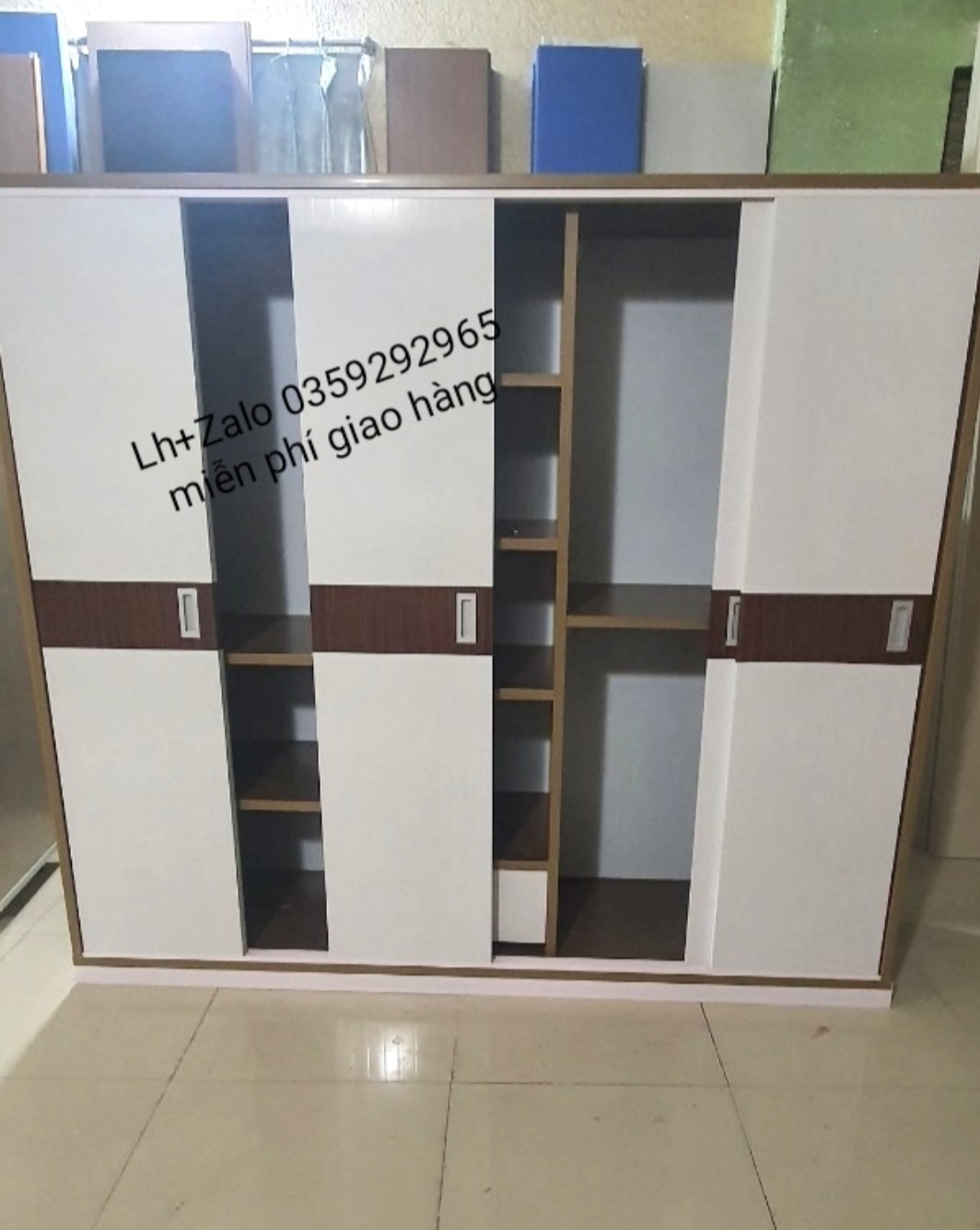Tủ nhựa đài Loan 4 5 cánh cửa lùa