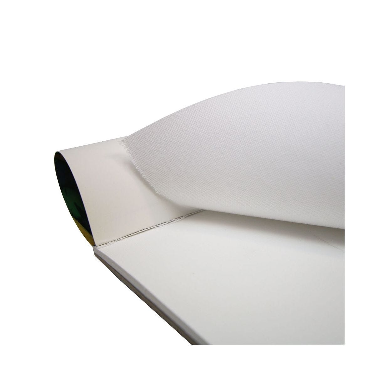Vải Canvas Dạng Sổ Mont Marte Dùng Để Vẽ Màu Acrylic/ Sơn Dầu - 280GSM - 10 Tờ/Quyển - A3/A4/A5