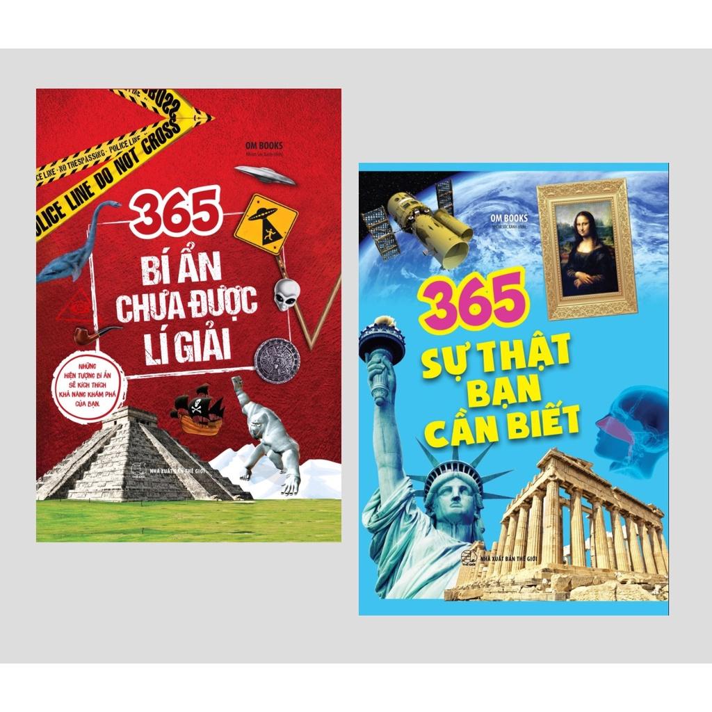 Sách Combo 365 Bí Ẩn Chưa Được Lí Giải + 365 Sự Thật Bạn Cần Biết - Minh Long