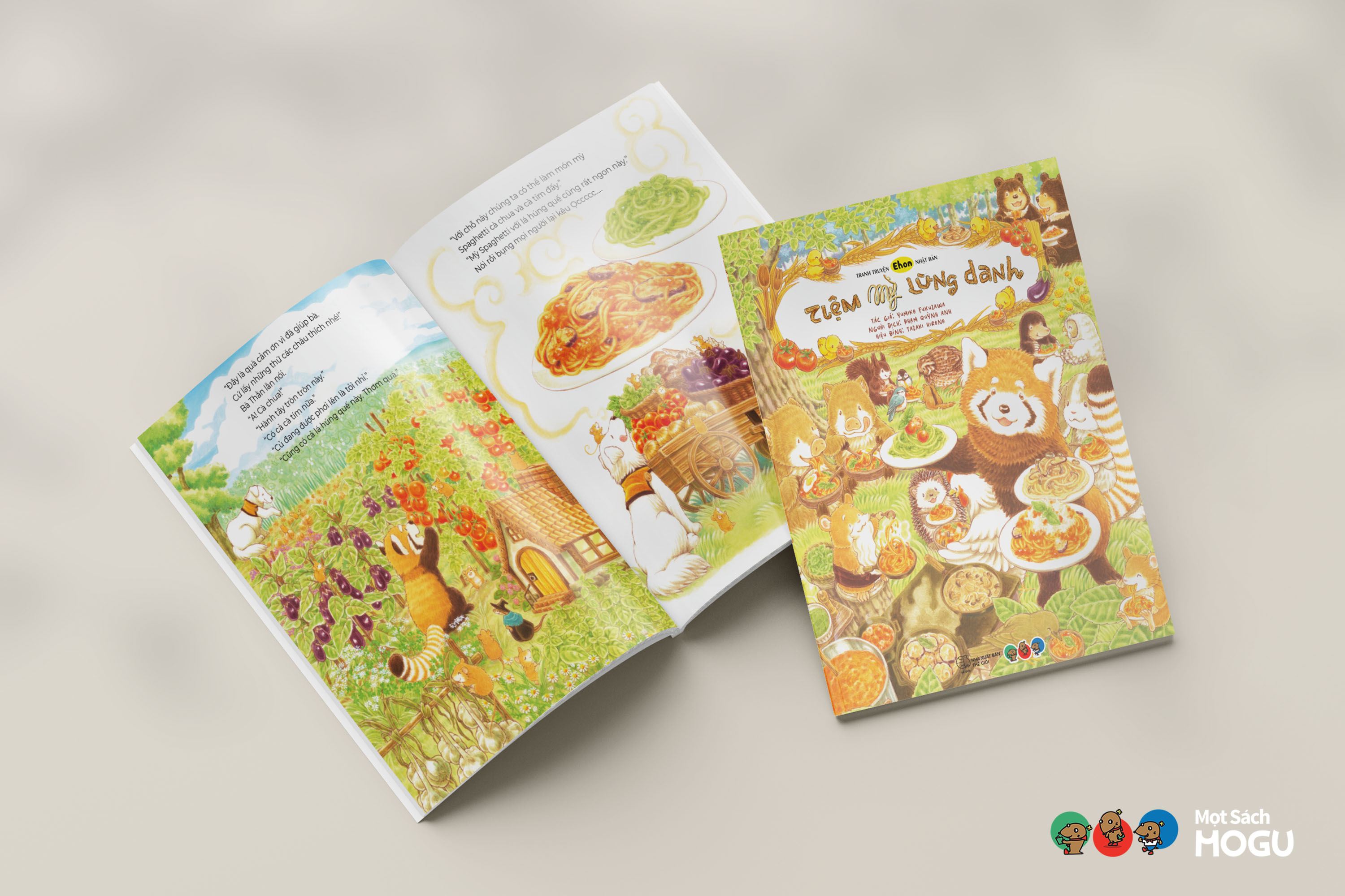 Truyện Ehon bé 3-4-5 tuổi - Tiệm mỳ lừng danh