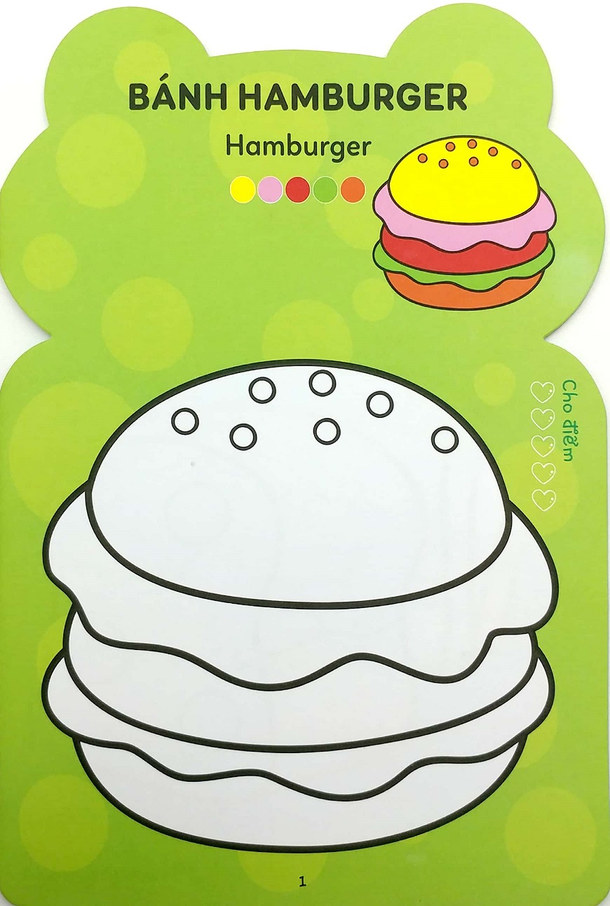 Hướng dẫn bé vẽ và tô màu chiếc bánh Hamburger bằng màu sáp cực đơn giản   Giờ học đến rồi Giờ học đến rồi Hôm nay chúng ta sẽ học tiếp