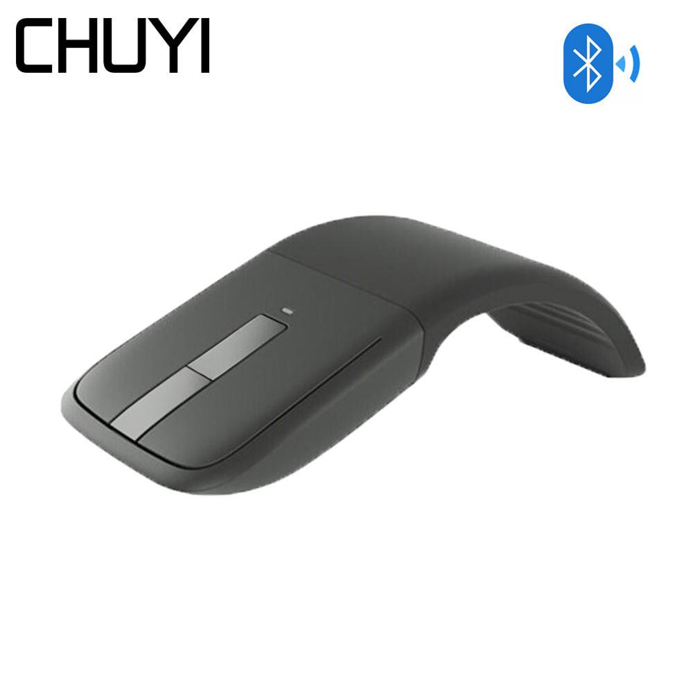 Bluetooth Hồ Quang Cảm Ứng Gấp Chuột Cho Microsoft Gấp Gọn Không Dây Chuột Quang Học 1200 DPI Chuột Di Động Du Lịch Siêu Mỏng Chuột