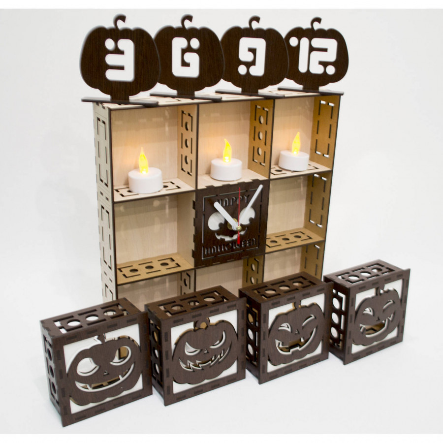 Đông hồ halloween trang trí tường Jonnydecor