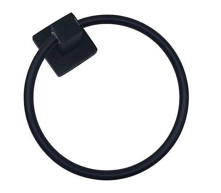 Vòng khăn bằng thép không gỉ, giá đỡ giấy lăn màu đen được lắp ráp, phụ kiện phòng tắm | Bộ phần mềm xấu