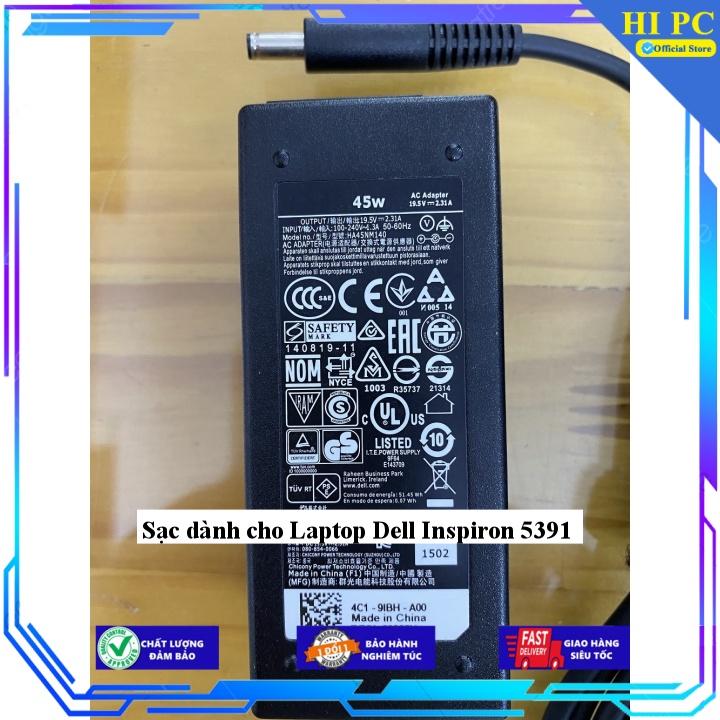 Sạc dành cho Laptop Dell Inspiron 5391 3.34a 19.5V- Kèm Dây nguồn - Hàng Nhập Khẩu