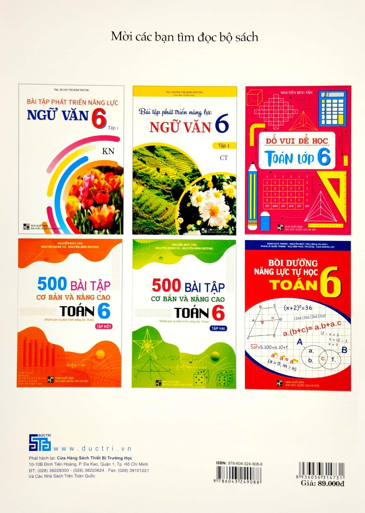 Bài Tập Phát Triển Năng Lực Ngữ Văn 6 - Tập 1 (Chân Trời Sáng Tạo)