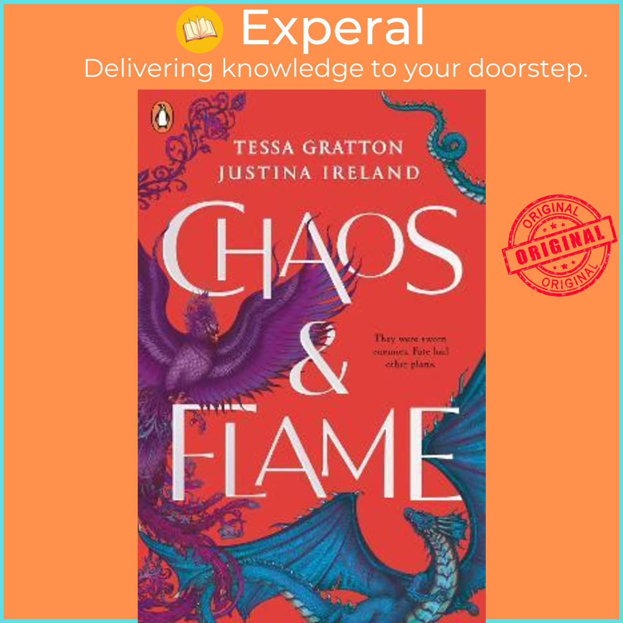 Sách - Chaos & Flame by Tessa Gratton (UK edition, paperback)