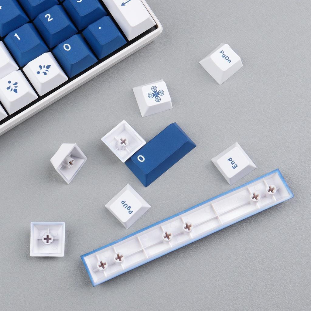 GMK Lazurite keycaps cherry profile Dye Sublimation PBT keycap 129keys
