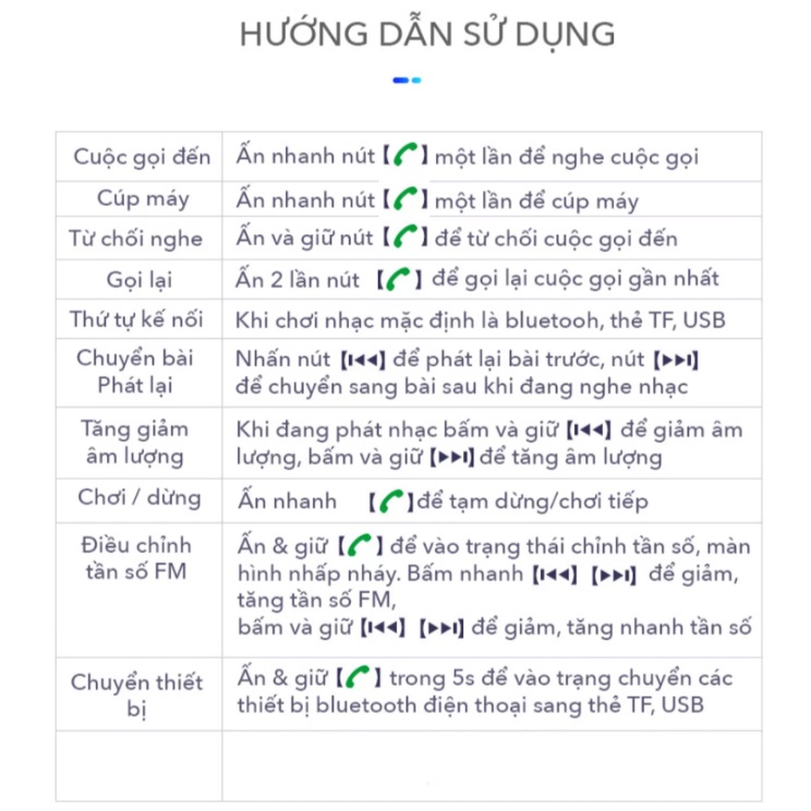 Tẩu Nghe Nhạc Bluetooth Kiêm Sạc Điện Thoại Đa Năng, Nhận Cuộc Gọi Rảnh Tay Cho Ô Tô Xe Hơi Hyundai HY-87