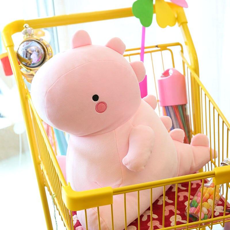 Gấu Bông Khủng Long Giá Rẻ Nhất - Khủng Long Nhồi Bông Béo Mập 45cm Mềm Mịn Cute - Bông Gòn 100% Cao Cấp An Toàn Cho Bé