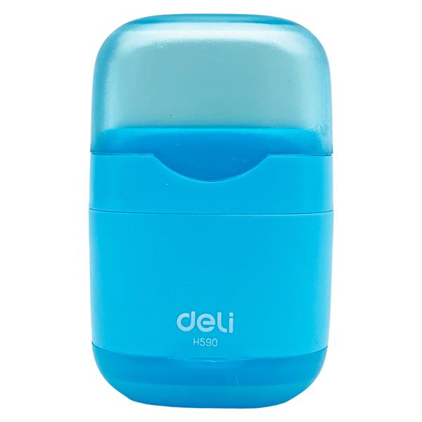 Chuốt Chì 2 Lỗ φ6.9-11 mm Kèm Gôm - Deli EH590 - Màu Xanh