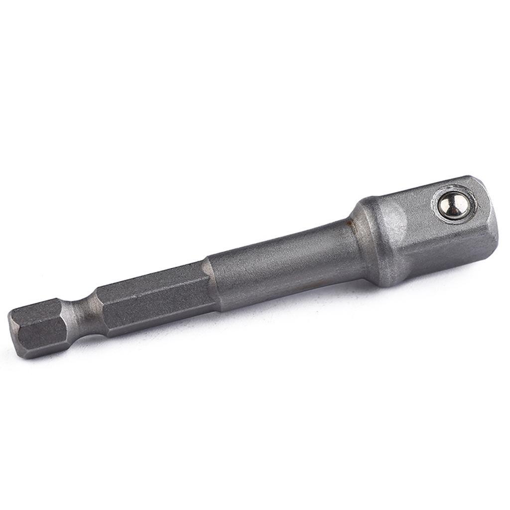 8Pcs Socket Adapter Set Hex Shank 1/4",3/8",1/2" Impact Drill BIts Driver