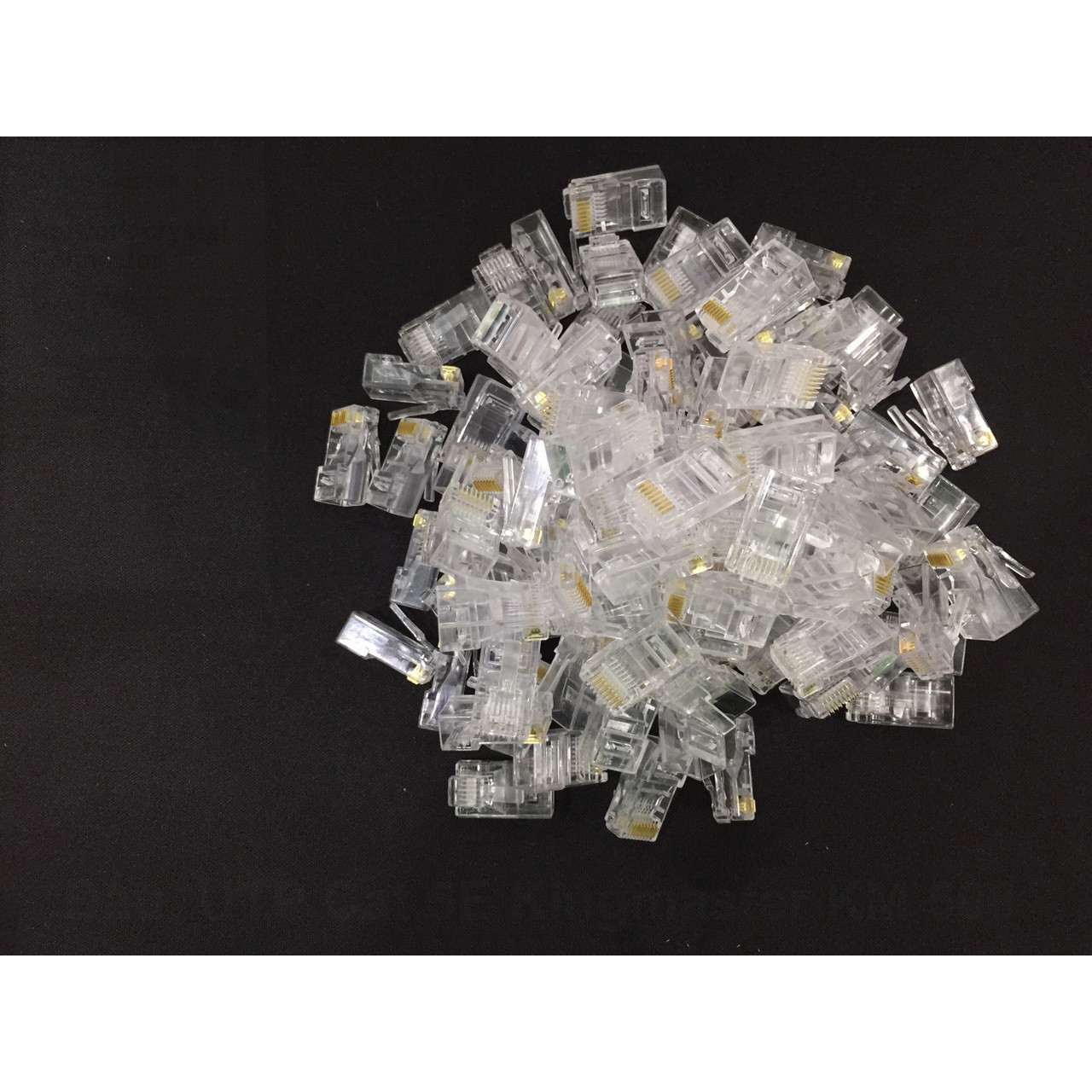 100 Đầu UTP Cat 5E Kingmaster KM 508,ĐẦU BẤM MẠNG CAT 5, ĐẦU NHỰA, ĐẦU RJ45 NHỰA-HÀNG CHÍNH HÃNG