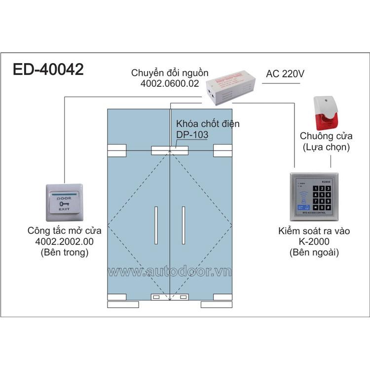 KIỂM SOÁT RA VÀO THẺ CẢM ỨNG K-2000 ( thẻ 125KHz )