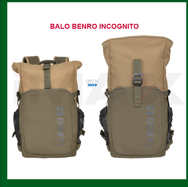 BALO ĐỰNG MÁY ẢNH BENRO INCOGNITO B100/B200 - HÀNG CHÍNH HÃNG