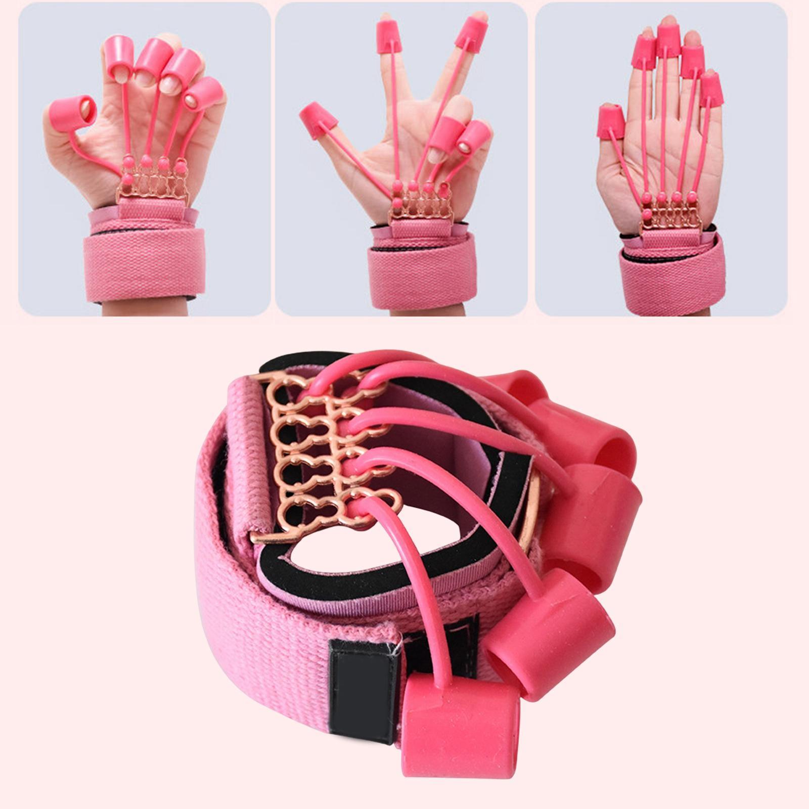 Grip Strengthener Finger Resistance Band Fitness Finger Exerciser Stretcher for Pianist