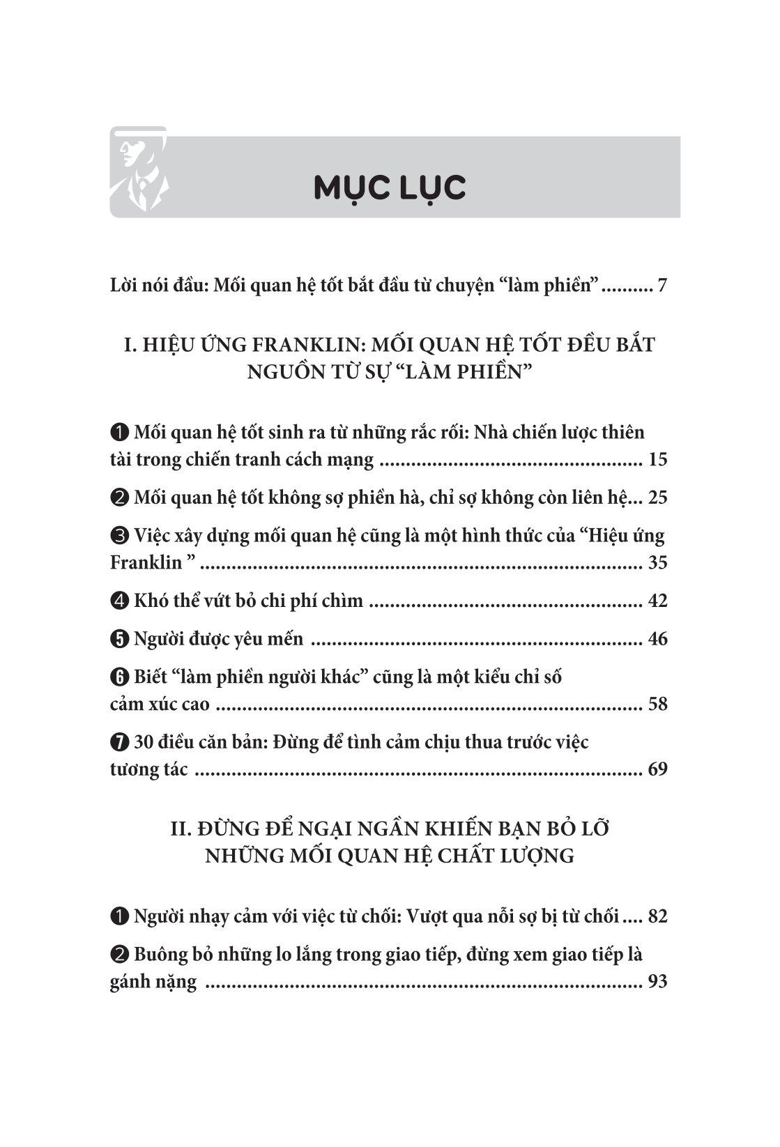 Hiệu Ứng Franklin - Mối Quan Hệ Tốt Đều Bắt Nguồn Tự Sự "Làm Phiền"