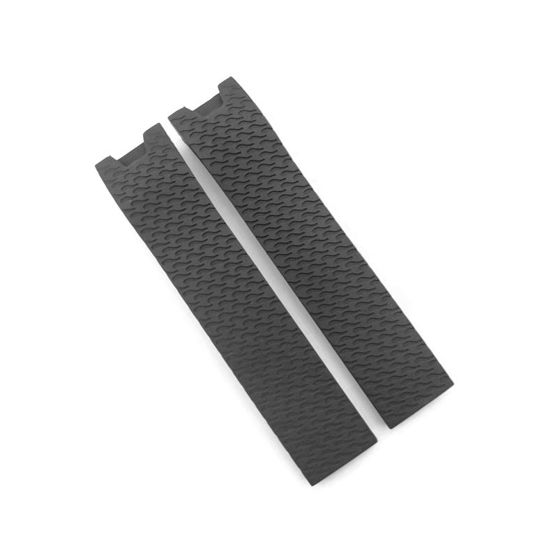 20x18mm Người Phụ Nữ Đen Nâu Xanh Dương Silicon Chống Thấm Nước Cao Su Thay Thế Dây Đồng Hồ Đeo Tay Dây Đeo Thắt Lưng Cho Ulysse Nardin đồng hồ Nữ dây