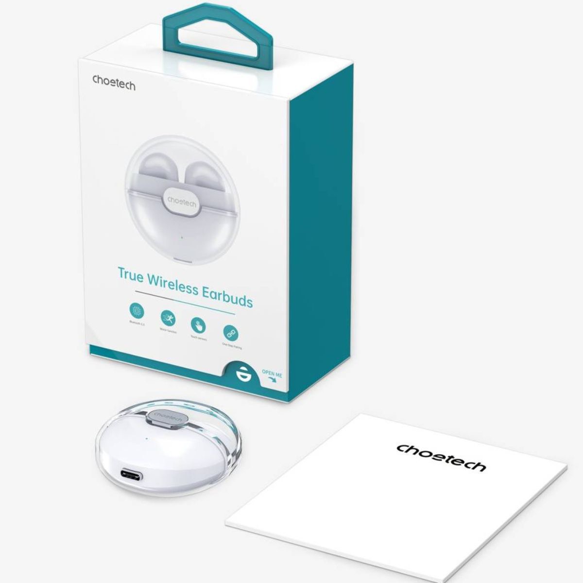 Tai nghe bluetooth True Wireless Earphones Choetech BH-T08 (Hàng chính hãng)