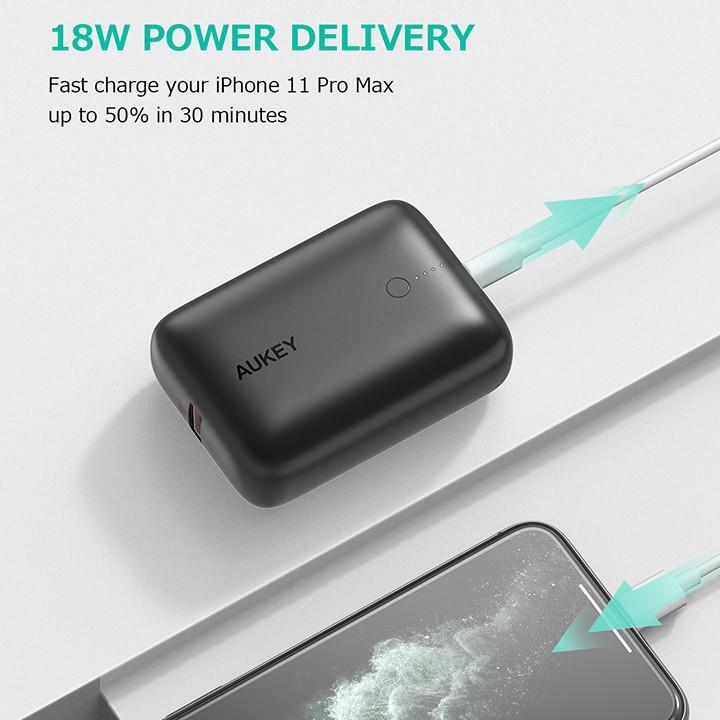 PIN DỰ PHÒNG AUKEY 10.000MAH PD 18W PB-N83S - HÀNG CHÍNH HÃNG