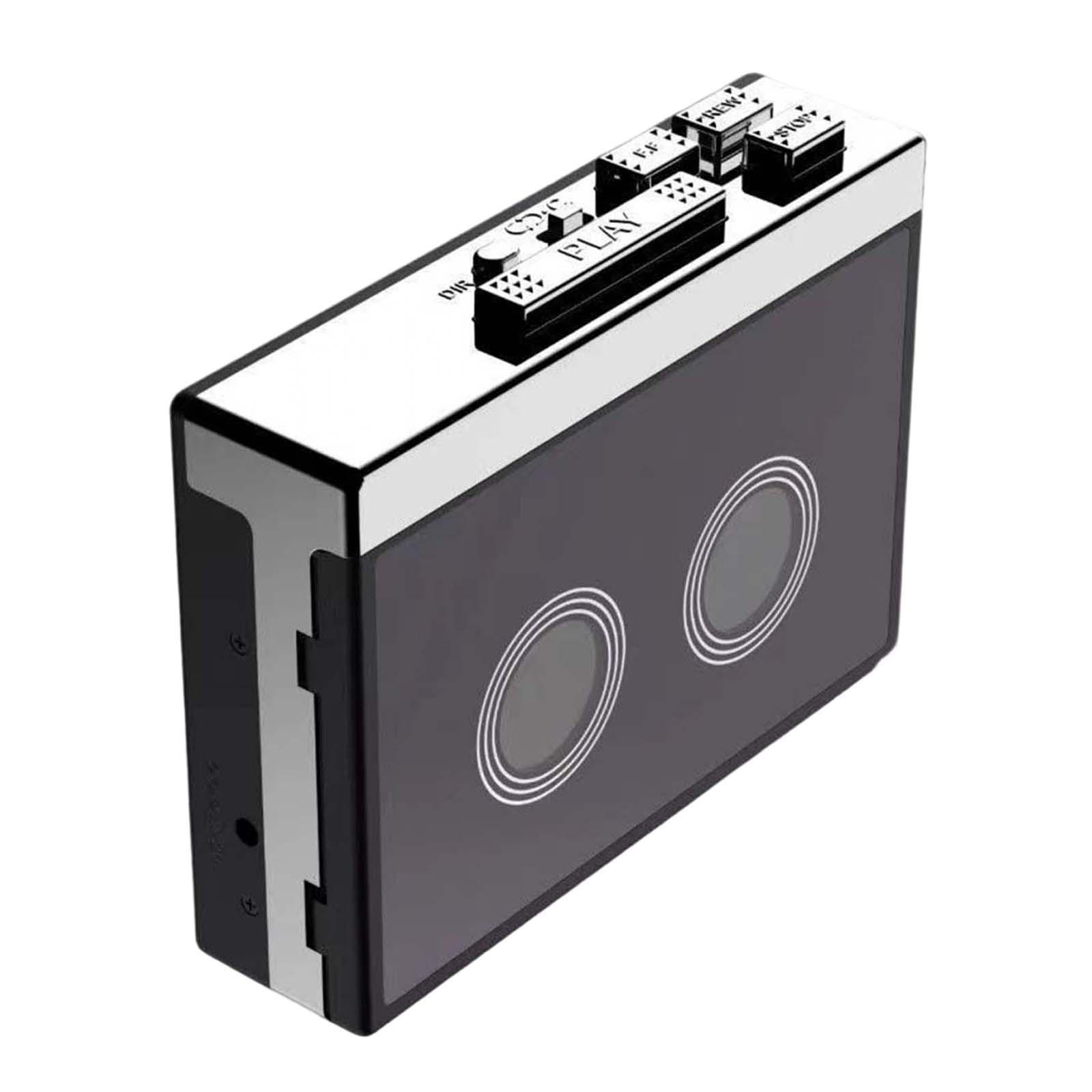 Cassette Player FM Retro Rechargeable Portable Tape Player Cassette  for News