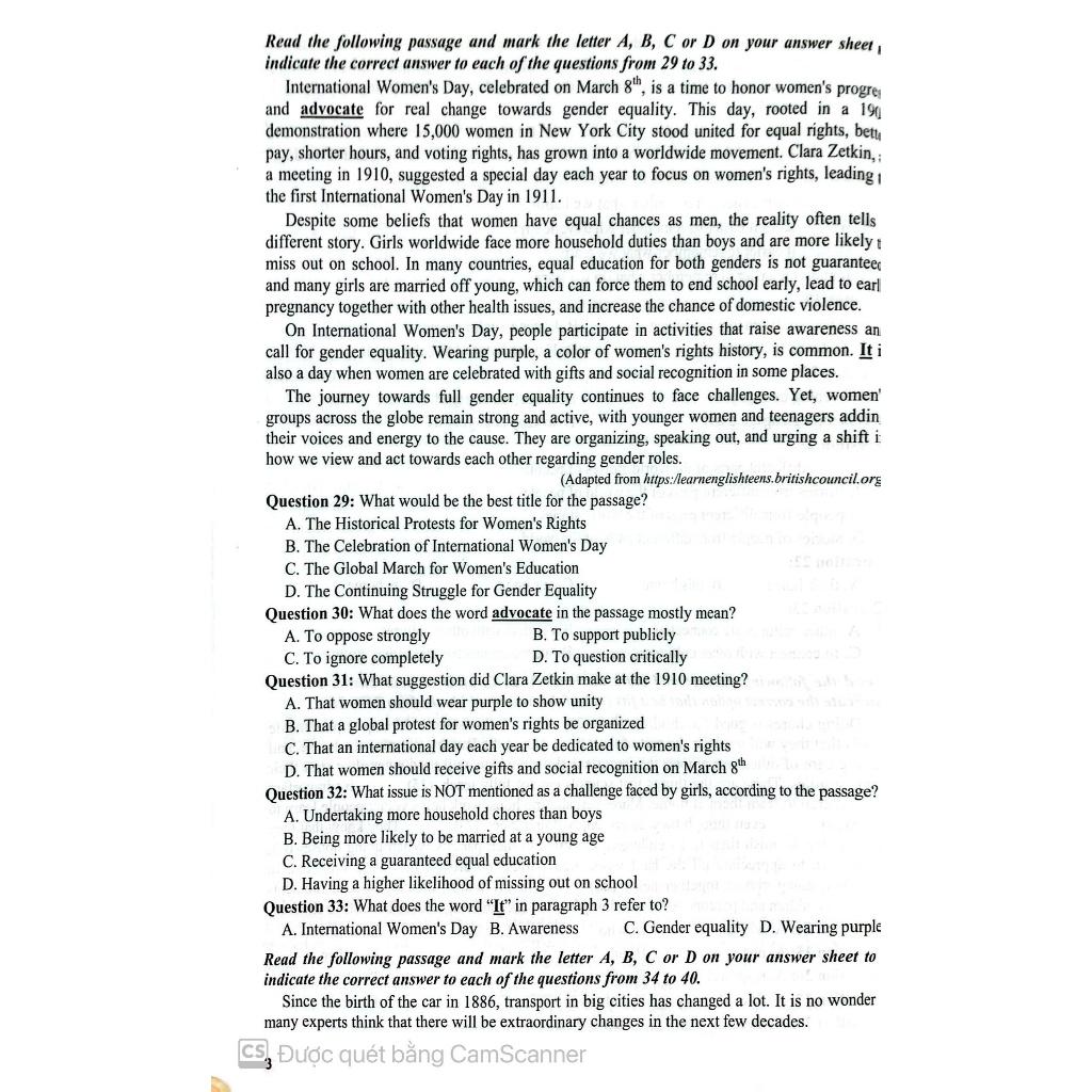 Sách - 36 Bộ đề Tiếng Anh Theo cấu trúc đề minh họa kì thi 2025 luyện thi THPT Quốc Gia ( dùng chung cho các bộ SGK)- HA