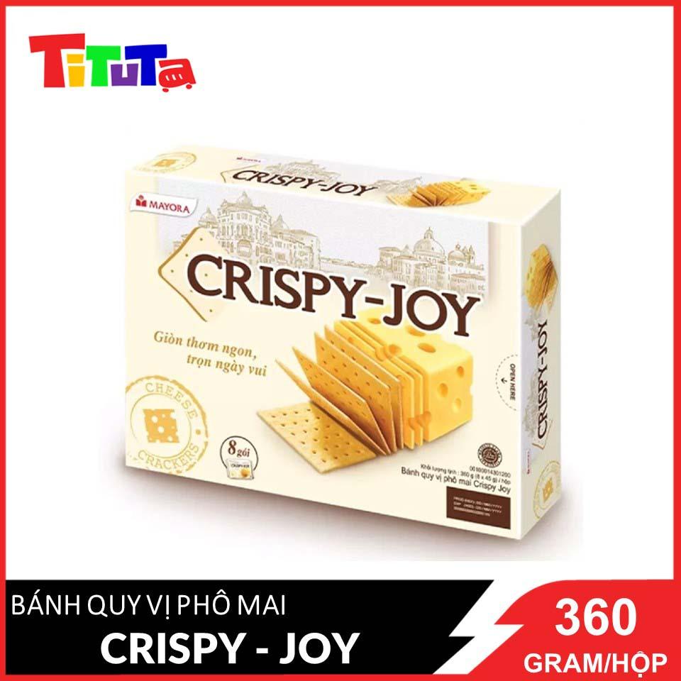 Bánh Crispy Joy Vị Phô Mai  360g