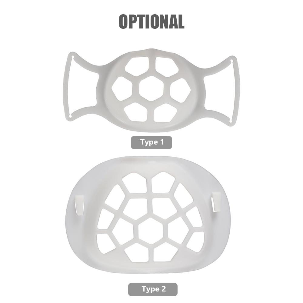 3 cái giá đỡ khẩu trang bằng vật liệu silicone cao cấp an toàn khi sử dụng