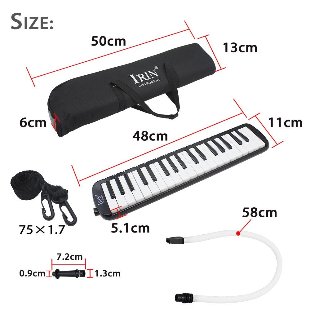 Kèn Melodica Irin 32 và 37 phím -Nhạc cụ cho học sinh cấp 1, cấp 2 ,đầy đủ phụ kiện đi kèm