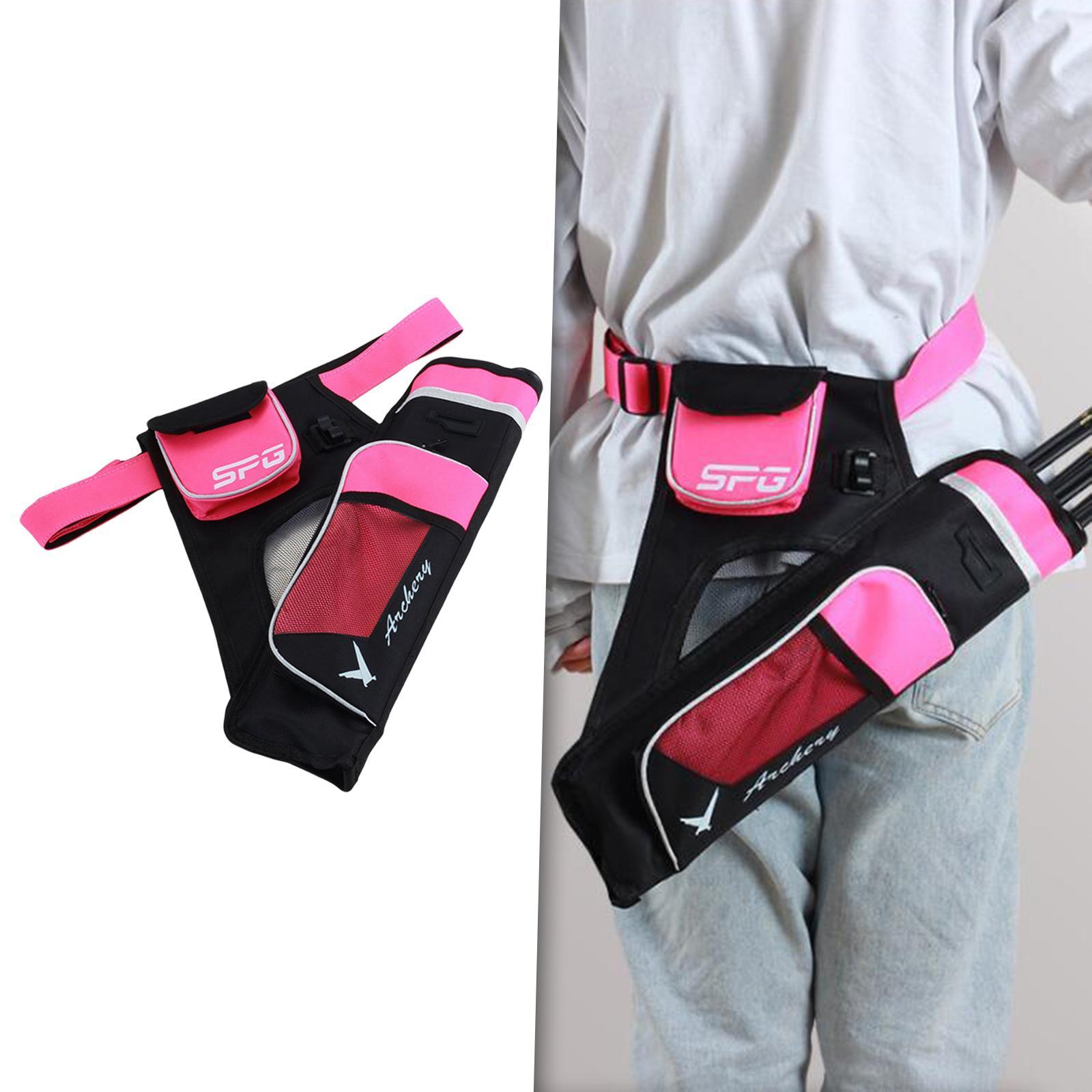 3 Tube Quiver Waist Bag Holder for Recurve Compound Bow Practice