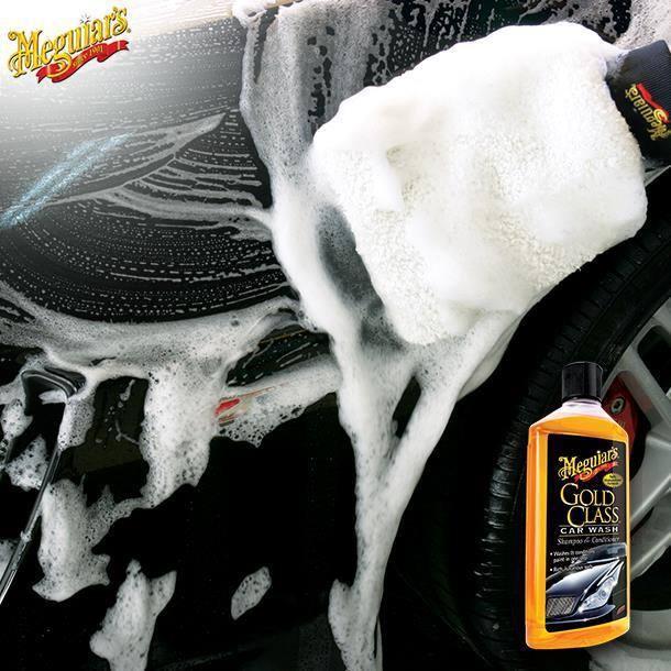 Meguiar's Xà phòng rửa xe có thành phần dưỡng dòng Gold Class - Gold Class Car Wash Shampoo &amp; Conditioner, G7116, 473ML