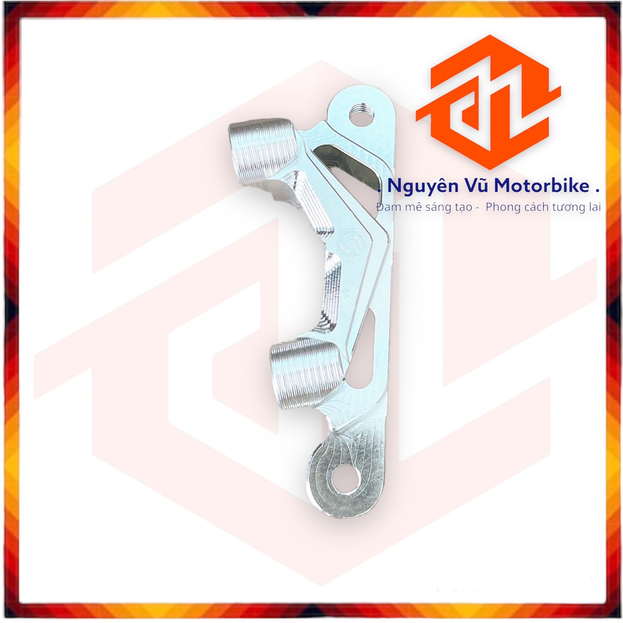 Pas bas trước Vario/Click/Vision đĩa 220mm xài heo Moto3 2 Piston đối xứng